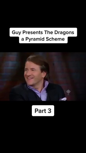 Guy Presents The Dragons a Pyramid Scheme - Part 3 #dragonsden #dragonsdenclips #sharktank #fyp