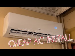 How to Install Cheap Air Conditioner Split System . TCL MIDEA BEKO cheap
