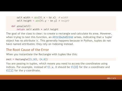 How to Test a Function to Find the Area of a Rectangle Using Coordinates
