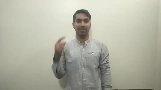 Watch how to sign 'said' in American Sign Language.