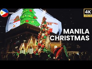 Christmas in the Philippines 2025 🇵🇭 | BGC High Street Festive Night Walk [4K]