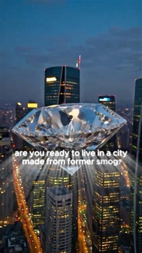 Skyscrapers Made of Diamonds? 💎 The Future is Carbon! #future #architecture #diamond