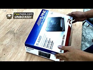 Unboxing the Alpine R-A60F 4-Channel Amplifier
