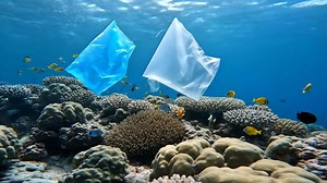 Plastic Pollution Threatens Colorful Fish and Coral Reef Ecosystem