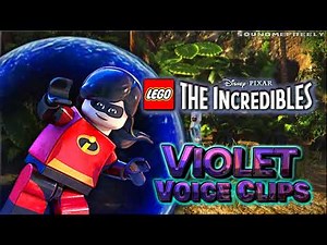 All Violet Parr Voice Clips • Lego The Incredibles • Voice Lines (Sarah Vowell)