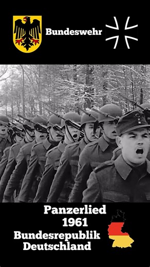 Panzerlied der Bundeswehr 1961🦅🇩🇪🫡#bundeswehr #militär #soldaten #marsch #army #soldier #history | Deutsche Geschichte
