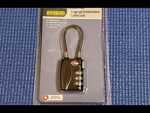 (Picking 154) Syneco Luggage Combination Lock decoded