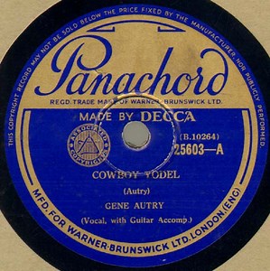 Gene Autry - Cowboy Yodel / Missouri, I'm Calling