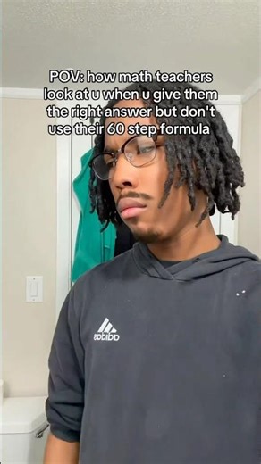 How math teachers look at you 😭