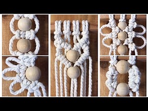 5 stunning Macramé Knots You NEED to Learn!Handmade Art Tutorial (part 25)