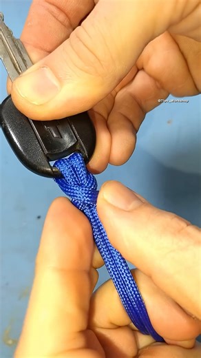 Simple key knot_ _rope _useful _diy _knot _tips _tricks _asmr | Tips Workshop