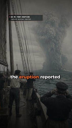 When Krakatoa Erupted In 1883, The Pressure Wave Circled The Earth Four Times.