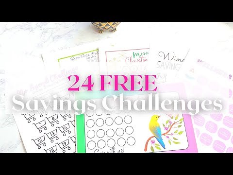 24 FREE Savings Challenges | Beginner Friendly | ALL income levels