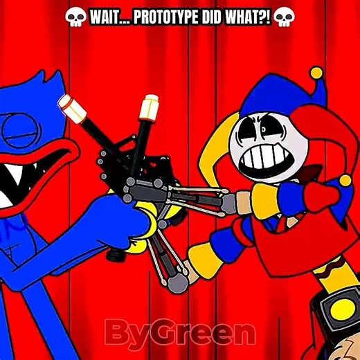 How Prototype Actually Defeated Huggy Wuggy?!😱 | EDIT | GAMETOONS | #poppyplaytime #prototype