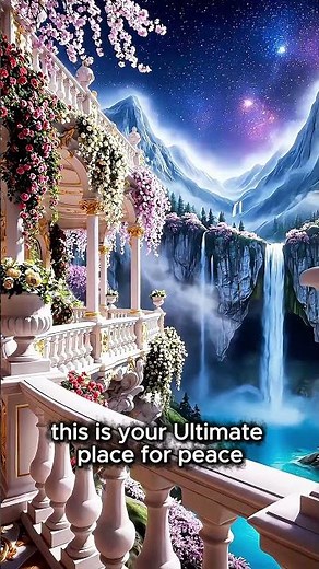 YOUR DREAM WORLD IS REAL 👑 4K Fantasy Relaxation Short #shorts #ambientmusic #deepsleepmusic #AIArt