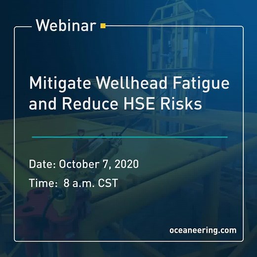 Find out how our Wellhead Load Relief (WLR) system can help mitigate wellhead fatigue and reduce HSE risks. Join us live next Wednesday, October 7, at 8 a.m. CST to learn more. Sign up today: https://lnkd.in/dE9Hkt7 | Oceaneering