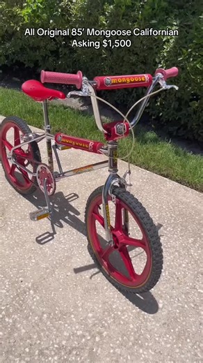 1985 Mongoose Californian BMX Bike: A Vintage Treasure