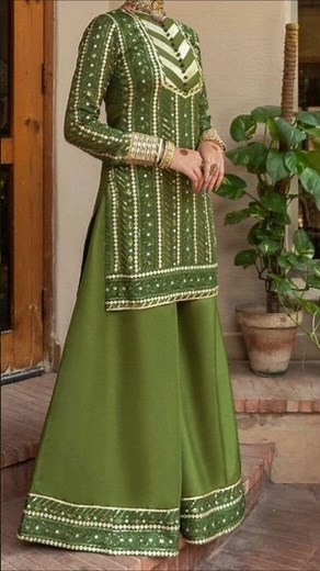 Latest Mehndi Ceremony outfit ideas | Best Mehndi Dress Designs Ideas 2024 #shorts #mehndidress