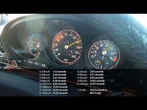 Acceleration Test: 1981 Mercedes-Benz 380SLC