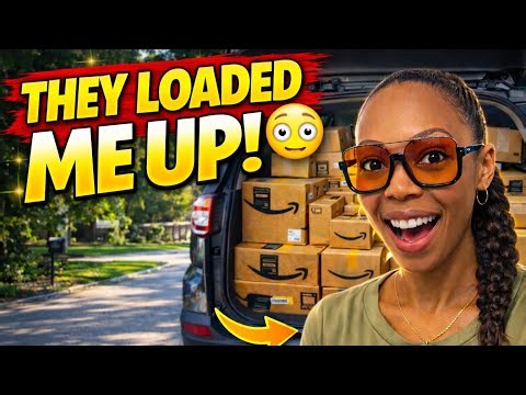 My FIRST Amazon Flex Shift of the Year… They LOADED My Car 😳🚗 | Gig Work for Travel Money ✈️
