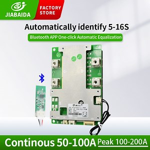 JBD Smart Bms 8S 10S 16S For Lithium Battery Pack 24V 36V 48V Balance Board With Free Bluetooth 60A 80A 100A LiFeo4 BMS E-bike - AliExpress 44