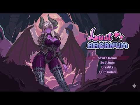 Lust Arcanum Gameplay a pixel Indie RPG with a cursed half-dragon maiden