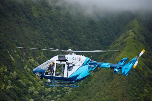 New MPD helicopter, ‘Hekili,’ blessed, ready as an emergency response asset | Maui Now