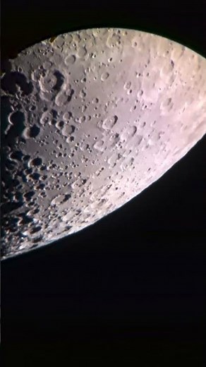 Moon through a 10 inch Dobsonian