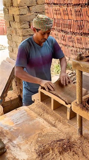 Amazing Tile Making Skill! Watch the Perfect Handmade Process 🏺✨