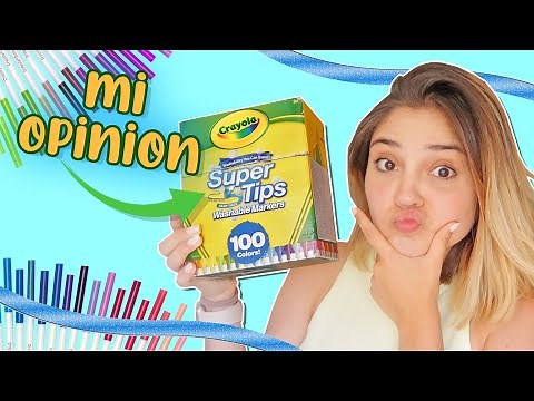 Se puede Hacer LETTERING con Crayola SUPERTIPS 100 ? Review