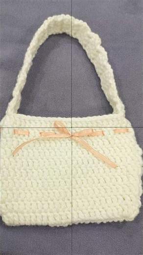 How to Crochet a Stylish Shoulder Bag #shortsfeed #shortvideo #crochet #crochetbag #amigurumi #Diy