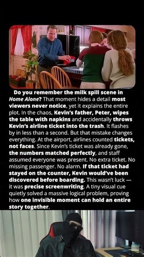 Do you remember the milk spill scene in Home Alone?