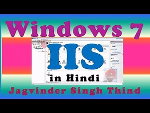 ✅ How to Install a Web IIS Server on Windows 7 IIS | Internet Information Server in Hindi