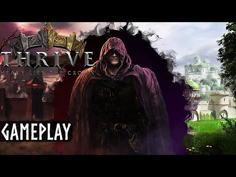 Thrive: Heavy Lies The Crown Gameplay | Medieval COOP City Builder