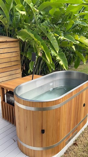 48K views · 143 reactions | Recovered optimised beautifully by @found__space. Ice bath installed to match the infrared barrel sauna. As a competitive swimmer preparing for the Olympic Trials, we have to learn to recover as hard as we train. | Cody Simpson | Facebook