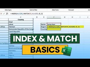 INDEX MATCH EXCEL | Excel Functions From Basics to Advanced Lookups