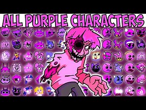 ALL PURPLE CHARACTERS | FNF Character Test | Gameplay VS Playground