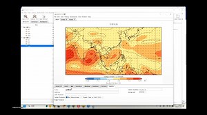 利用Panoply绘制全球风场示意图