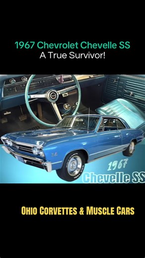 1967 Chevrolet Chevelle SS A true Survivor! https://www.corvettesandmusclecars.com/vehicles #chevelless #chevelle #fyp #musclecarsforsale #classiccars