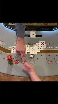 THE ABSOLUTE CRAZIEST HAND I'VE EVER SEEN IN BLACKJACK IN MY LIFE!! 💰💰 #blackjack #casino #lasvegas