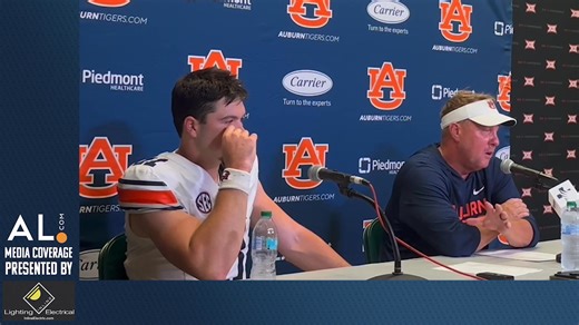 23K views · 579 reactions | Hugh Freeze and Jackson Arnold answer questions from the media following Auburn's 38-24 season-opening win over Baylor. | Auburn Tigers on AL.com | Facebook