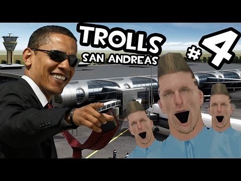 Trolls en San Andreas | A OBAMA NO LE GUSTA QUE LE REPORTEN