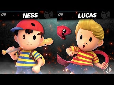 LV 9 CPU Ness VS Lucas - Super Smash Bros. Ultimate
