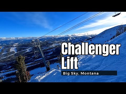 Exploring Big Sky Challenger Lift Ski Trails in Big Sky Montana