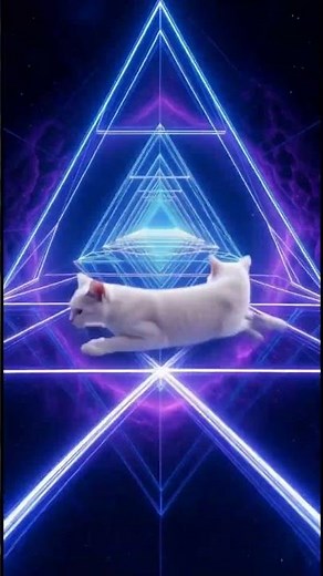 Blue OIIA OIIA Spinning Cat Remix 💙🐱 Hyper Neon Edition