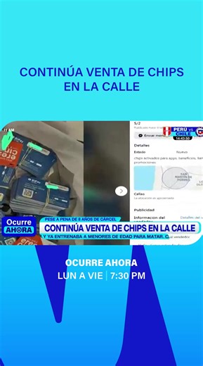 Riesgos de la Venta Informal de Chips en la Ciudad