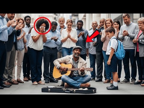 HOMELESS MUSICIAN Is IGNORED on the Street… Until His SONG Brings a CROWD to TEARS