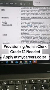 Apply at mycareers.co.za | Job sharing database