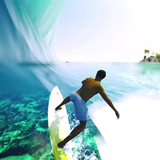 Do you like to surf big waves? Visit the lighthouse biggest wave in Surfers Code video game. For PC on Steam. Link in bio.