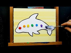 Painting Dolphin | Acrylic Painting Step by Step for Beginners